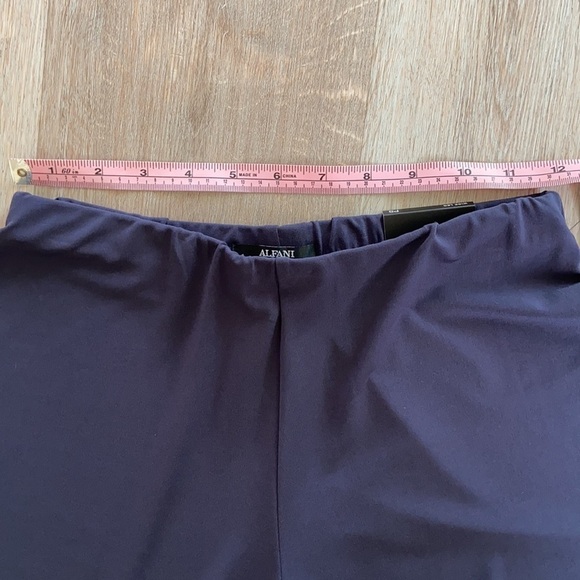 ALFANI Navy Nautical Wide Leg Pants Size PS NWT - Picture 3 of 13